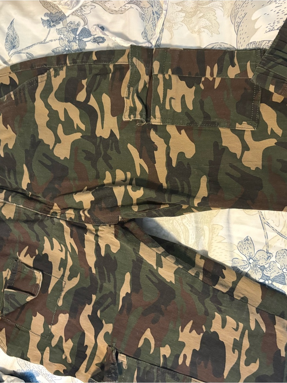 Camo Cargo Pants - Green/Brown Camouflage